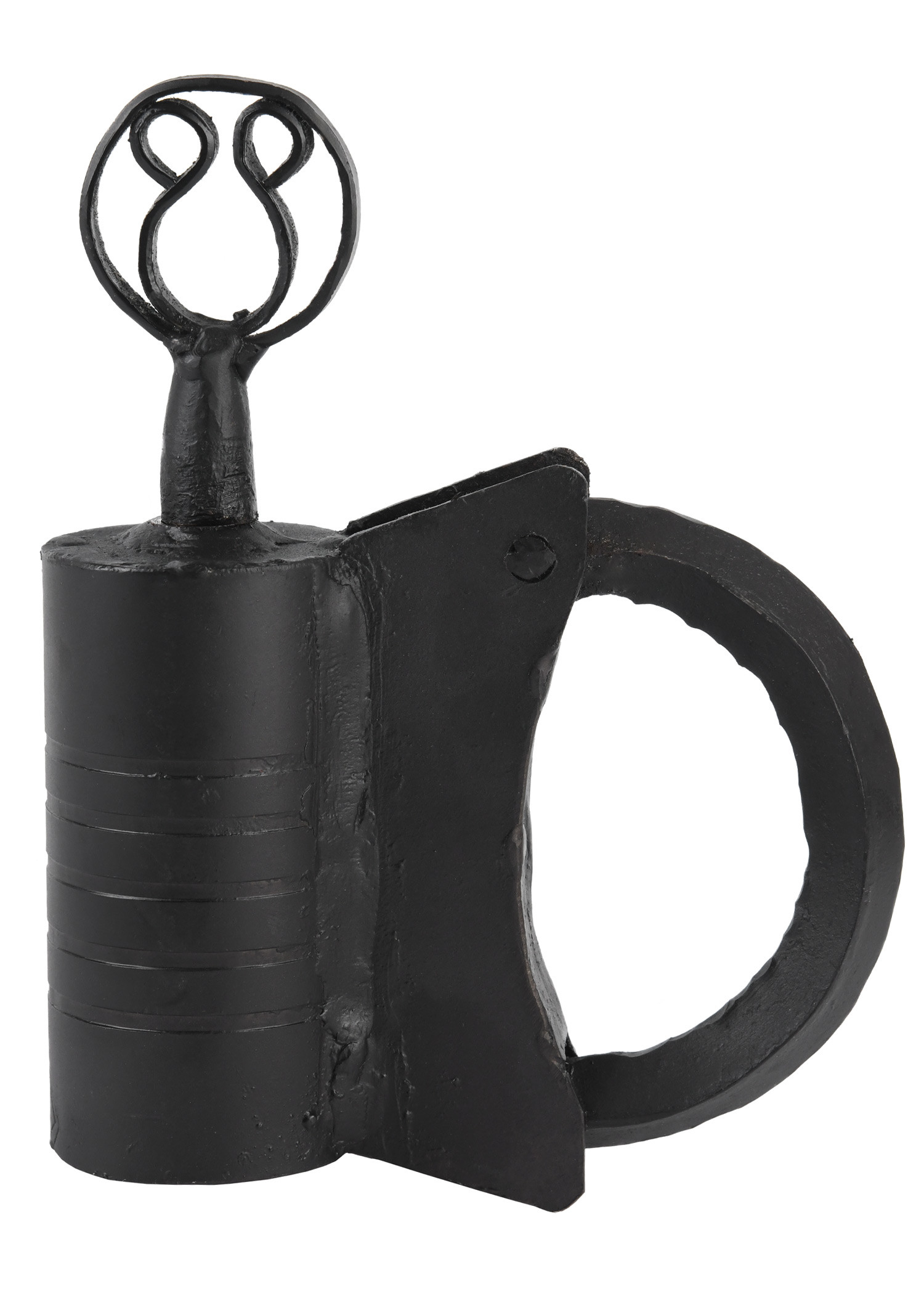 Candado medieval en hierro forjado (11x4 cm.)