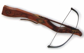 Ballesta medieval cabeza ciervo, 60 cms.