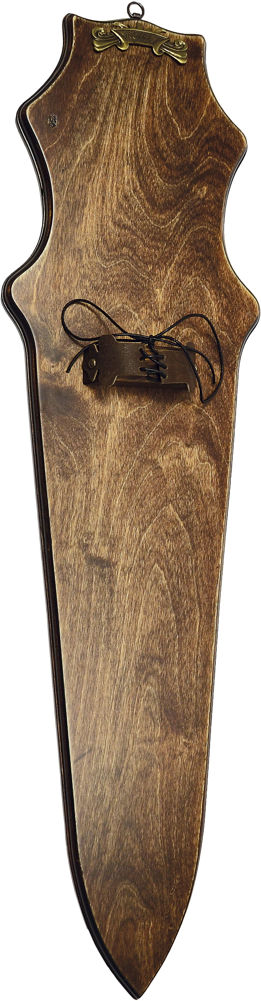 Tabla para colgar Espada Gladius en pared (82x22 cm.)
