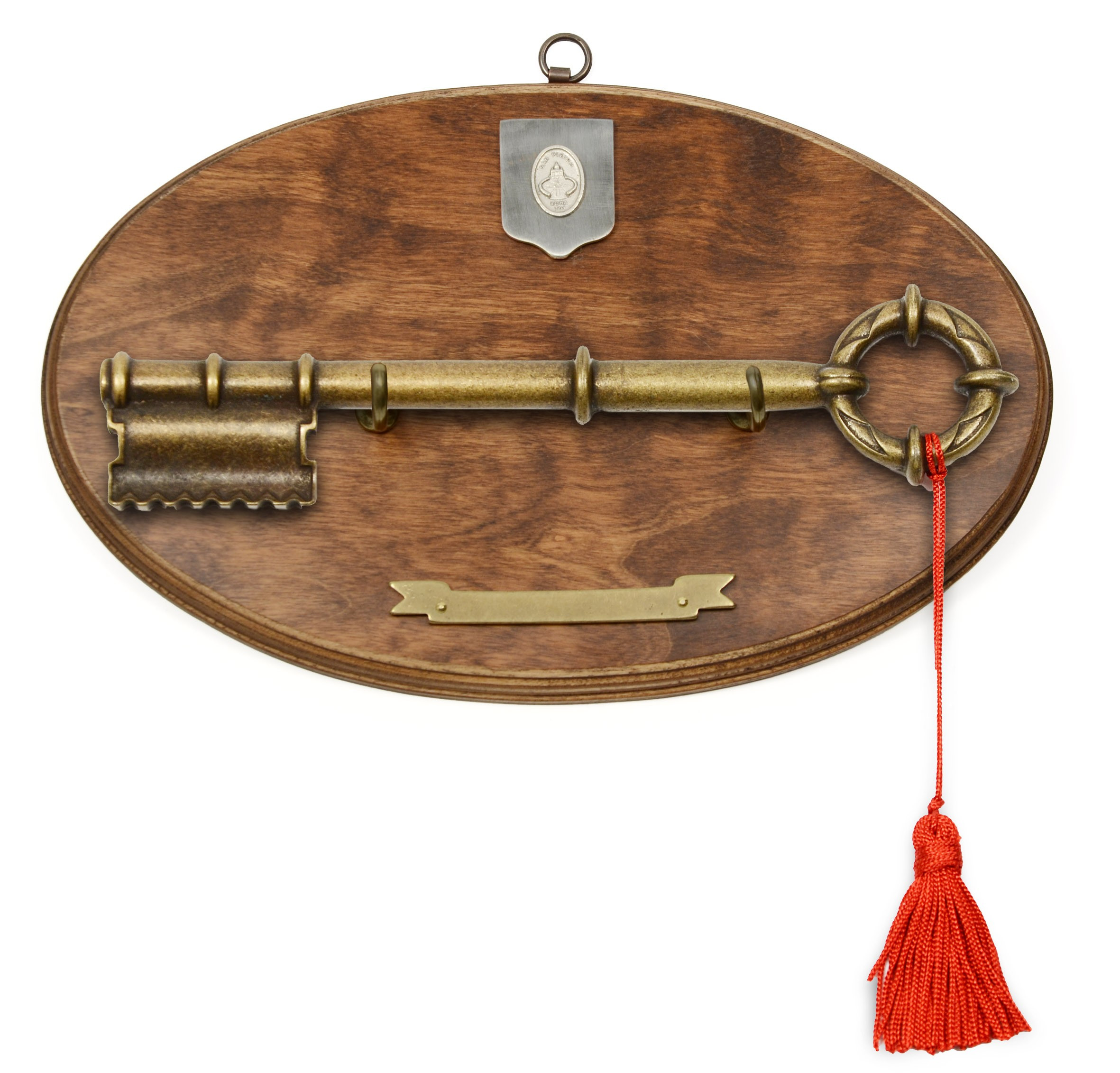 Panoplia con la llave de la puerta santa (29x18 cm.)