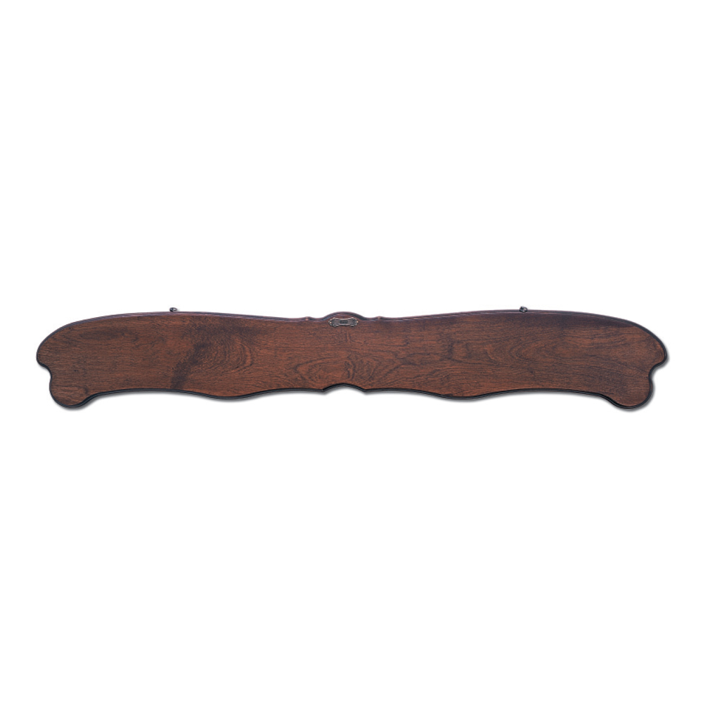 Tabla de madera para colgar fusil o rifle antiguo (130x20 cm.)