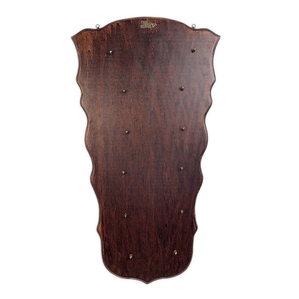 Expositor madera de pared para 6 pistolas antiguas