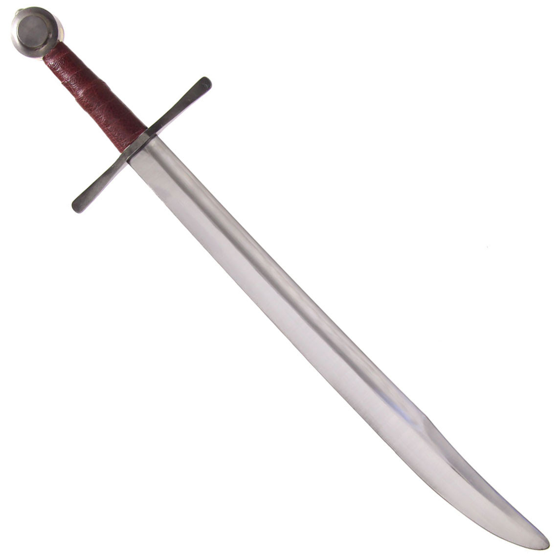 Espada Gótica de combate Falchion, guarda recta