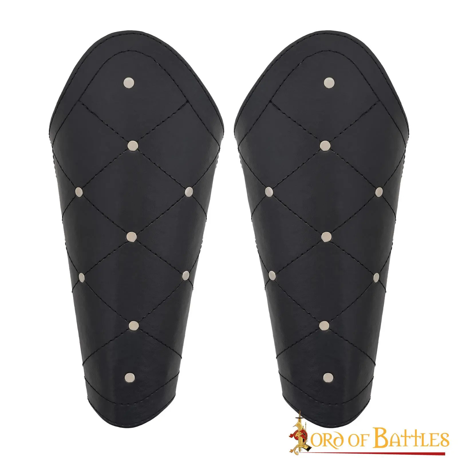 Brazales guerrero medieval fantasía rombos