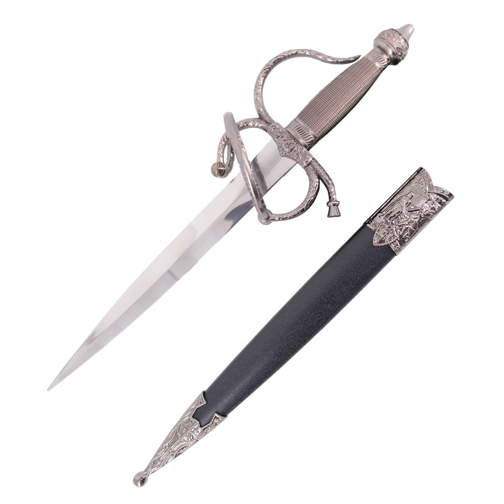 Daga medieval Colada del Cid, con vaina