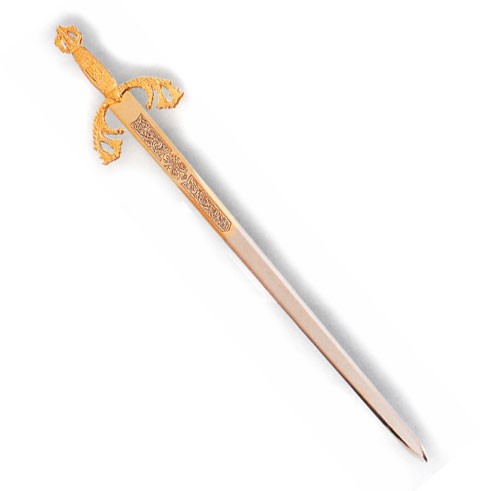 Espada Tizona Cid, acabado dorado