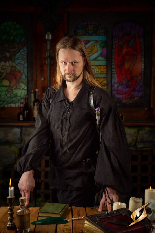 Camiseta esgrima modelo Crinkle, color negro