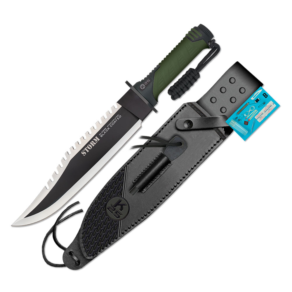 Cuchillo táctico marca K25 modelo Storm hoja mixta (38,2 cm.)