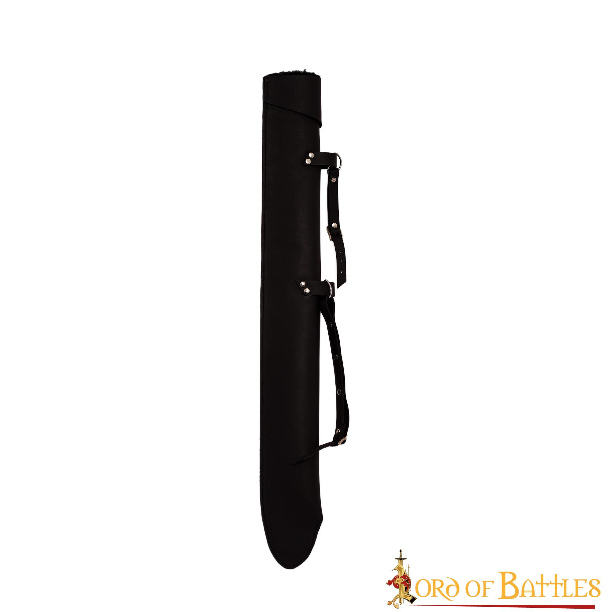 Funda cuero para espadas LARP, negro (72 cm.)