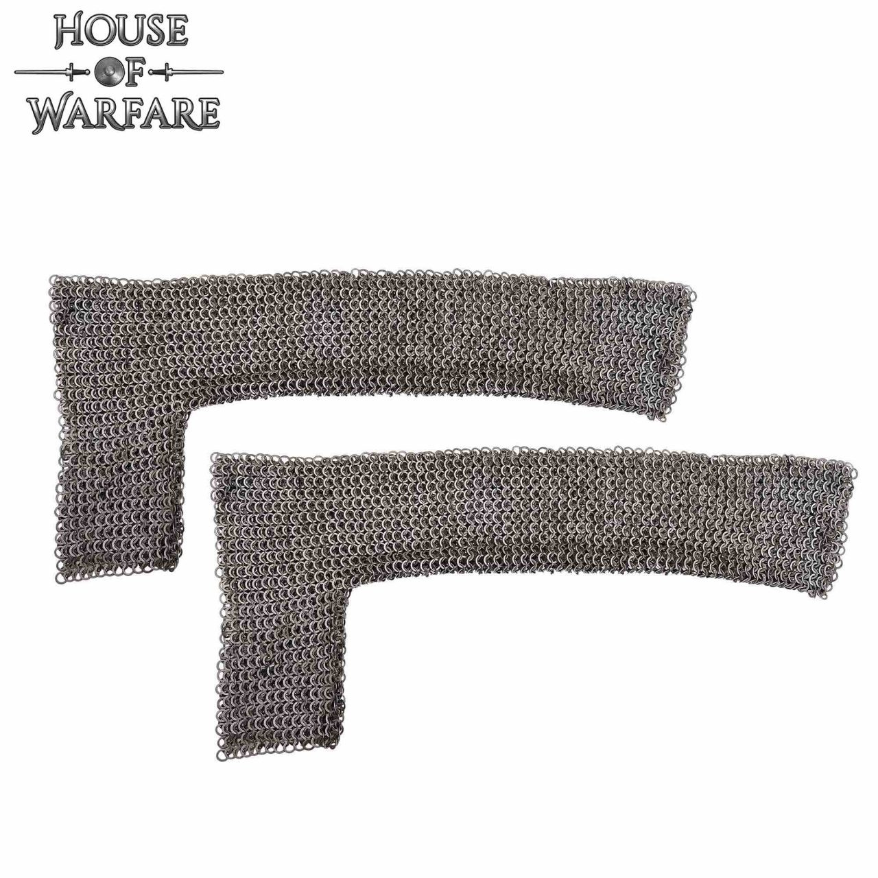 Mangas cota de malla acer dulce (8 mm.)