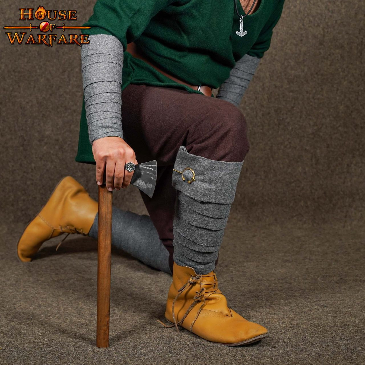 Winingas roscadas vikingas en lana (368 cm.)
