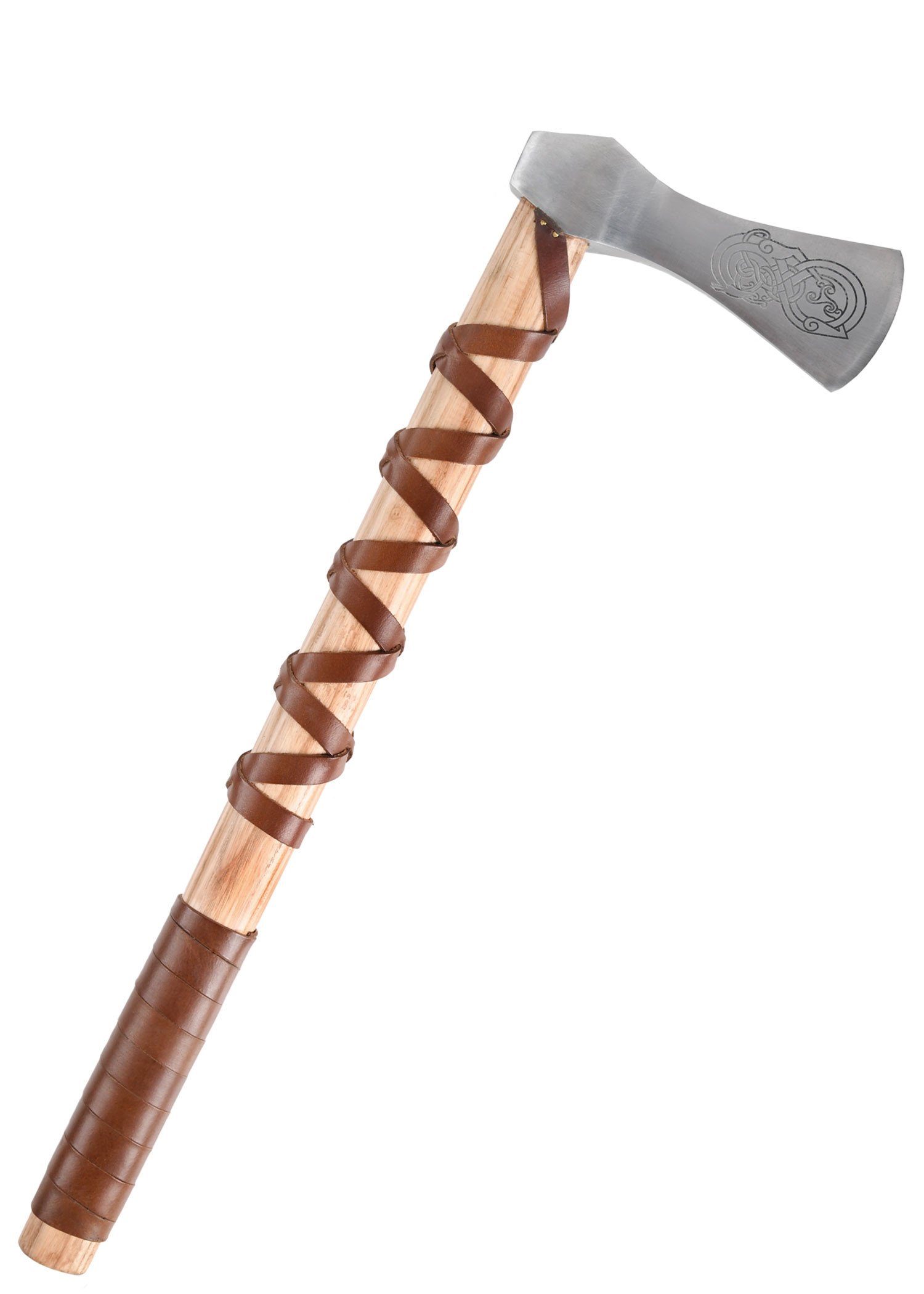 Hacha vikinga decorativa acero fundido tipo A (60 cm.)