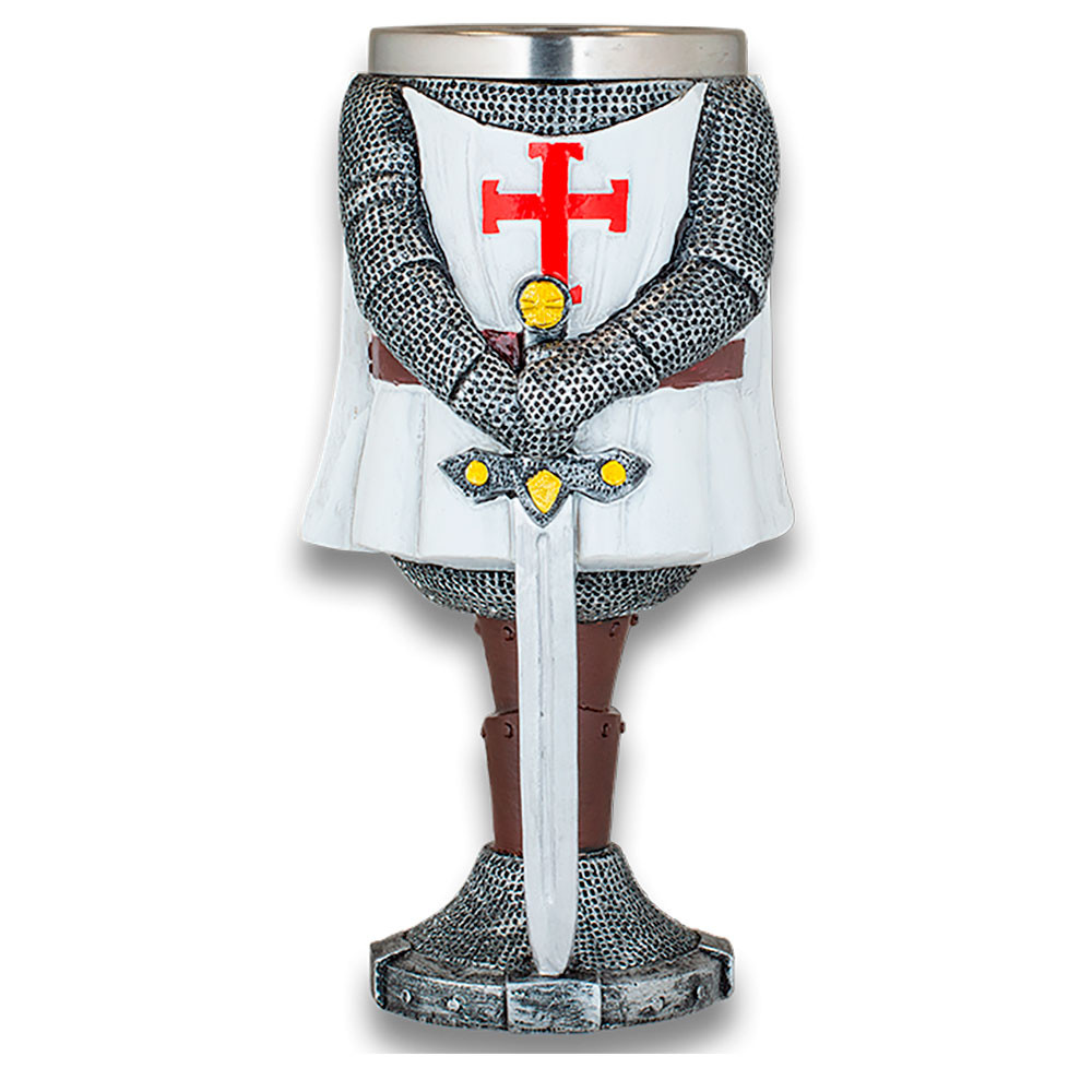 Copa caballero templario con espada (18 cm.)
