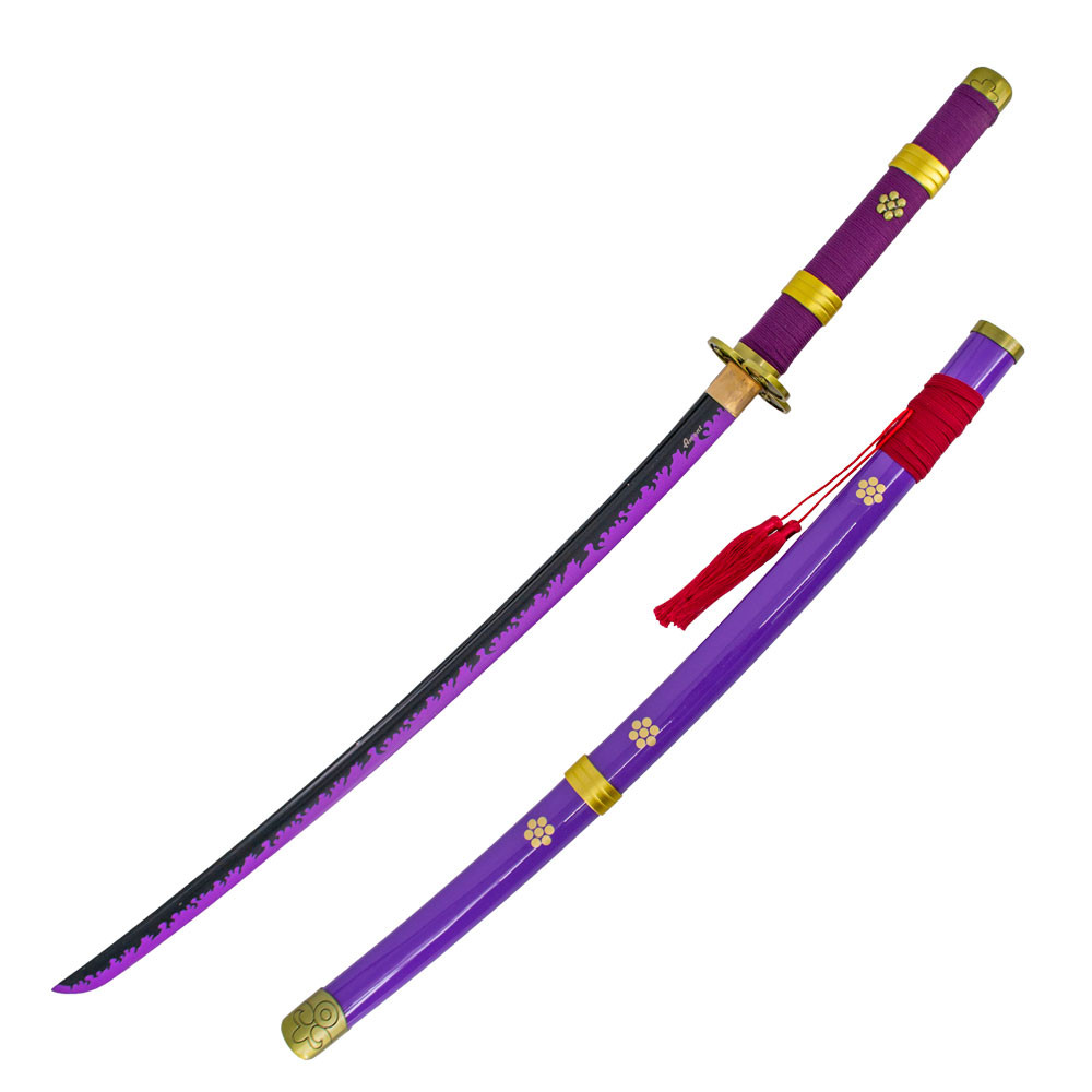 Katana funcional lila Enma de Zoro de One Piece