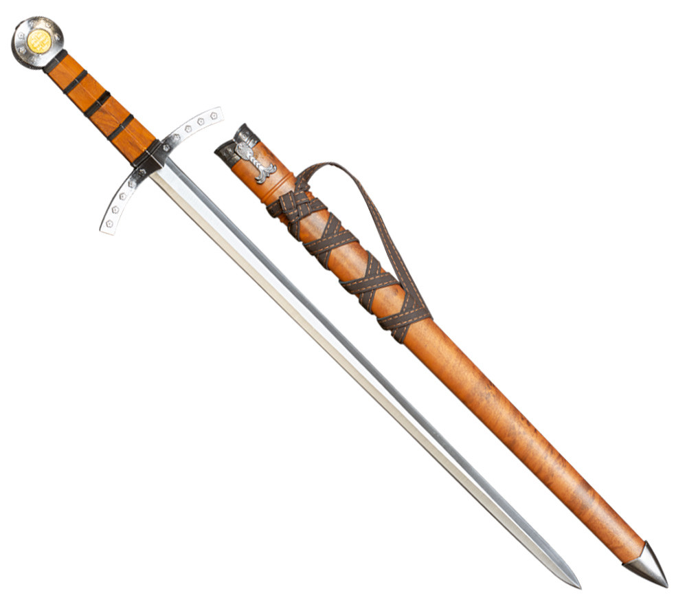 Espada decorativa con vaina modelo Cruz Templaria (60 cm.)