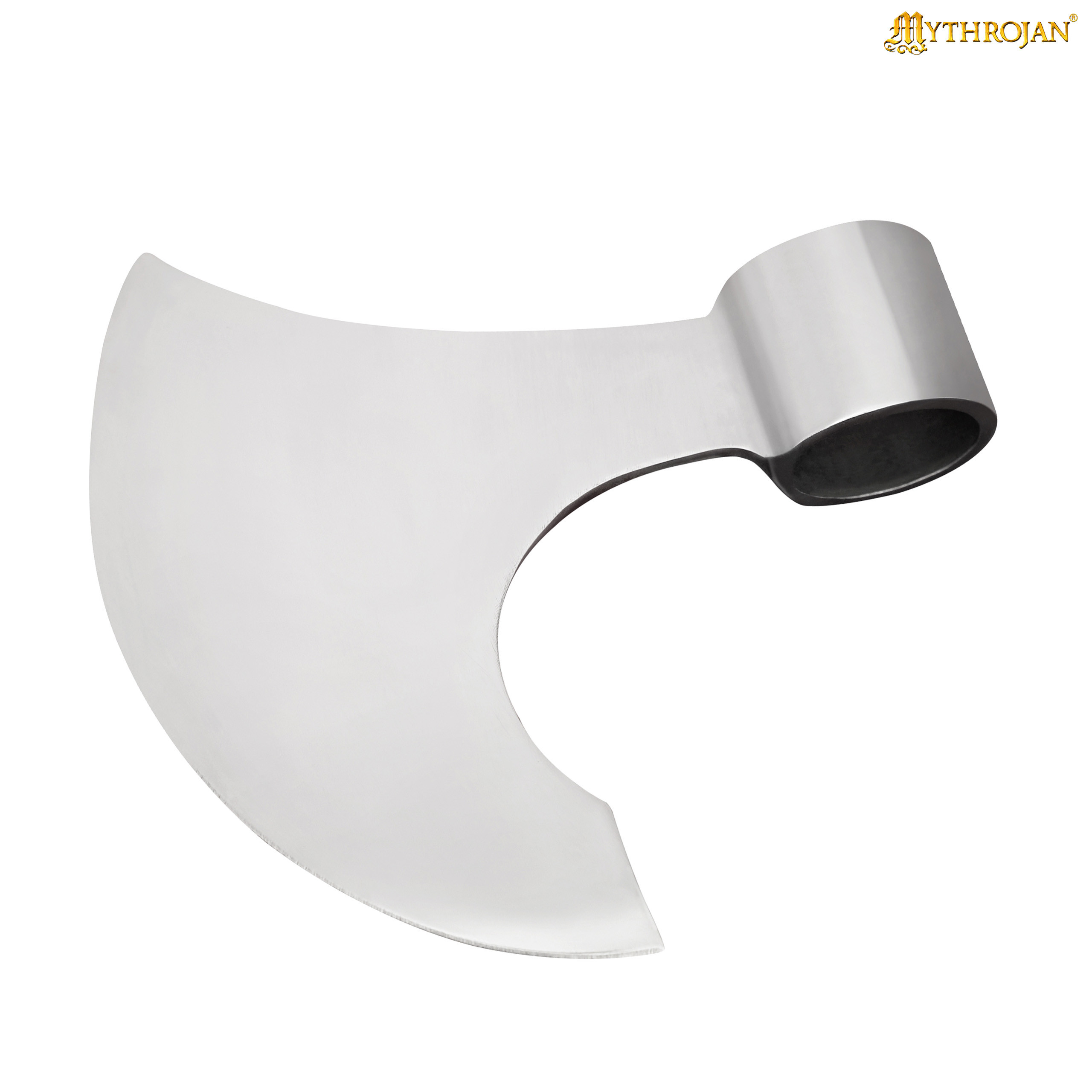 Cabeza de hacha vikinga-medieval en acero