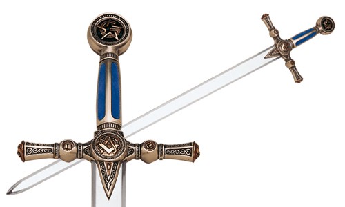 Espada de los masones en Plata