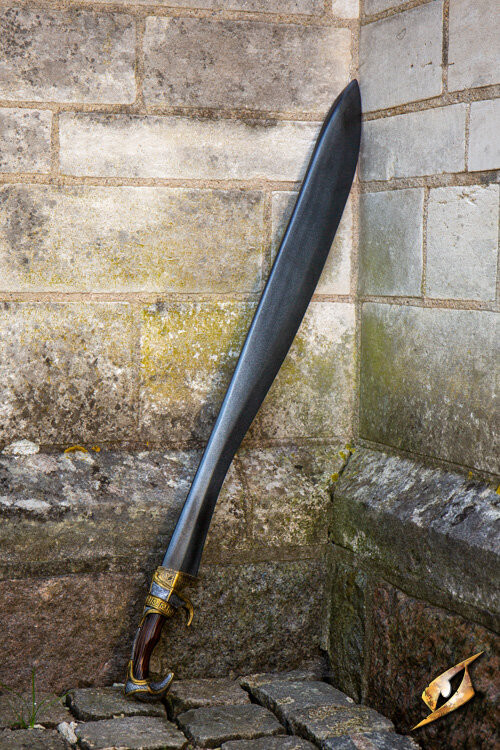 Espada Falcata en látex para LARP, 100 cm.