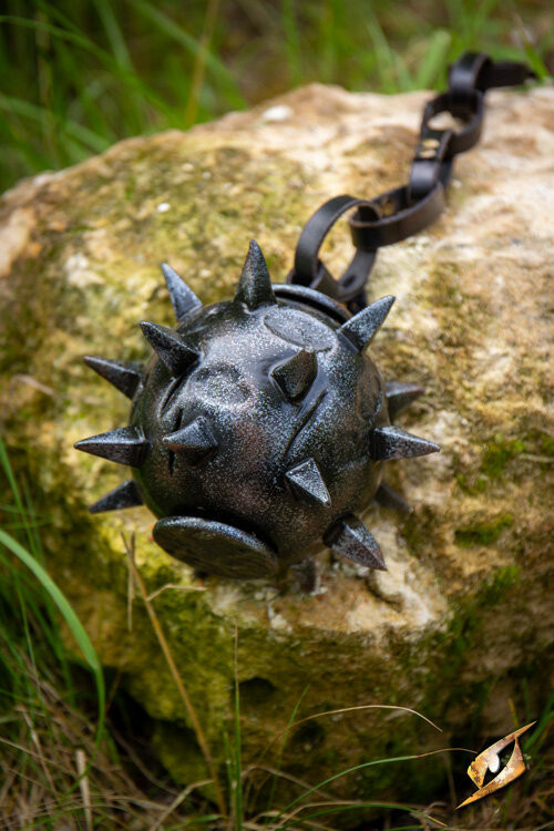 Cabeza para maza Lockard LARP y Cosplay, color negro