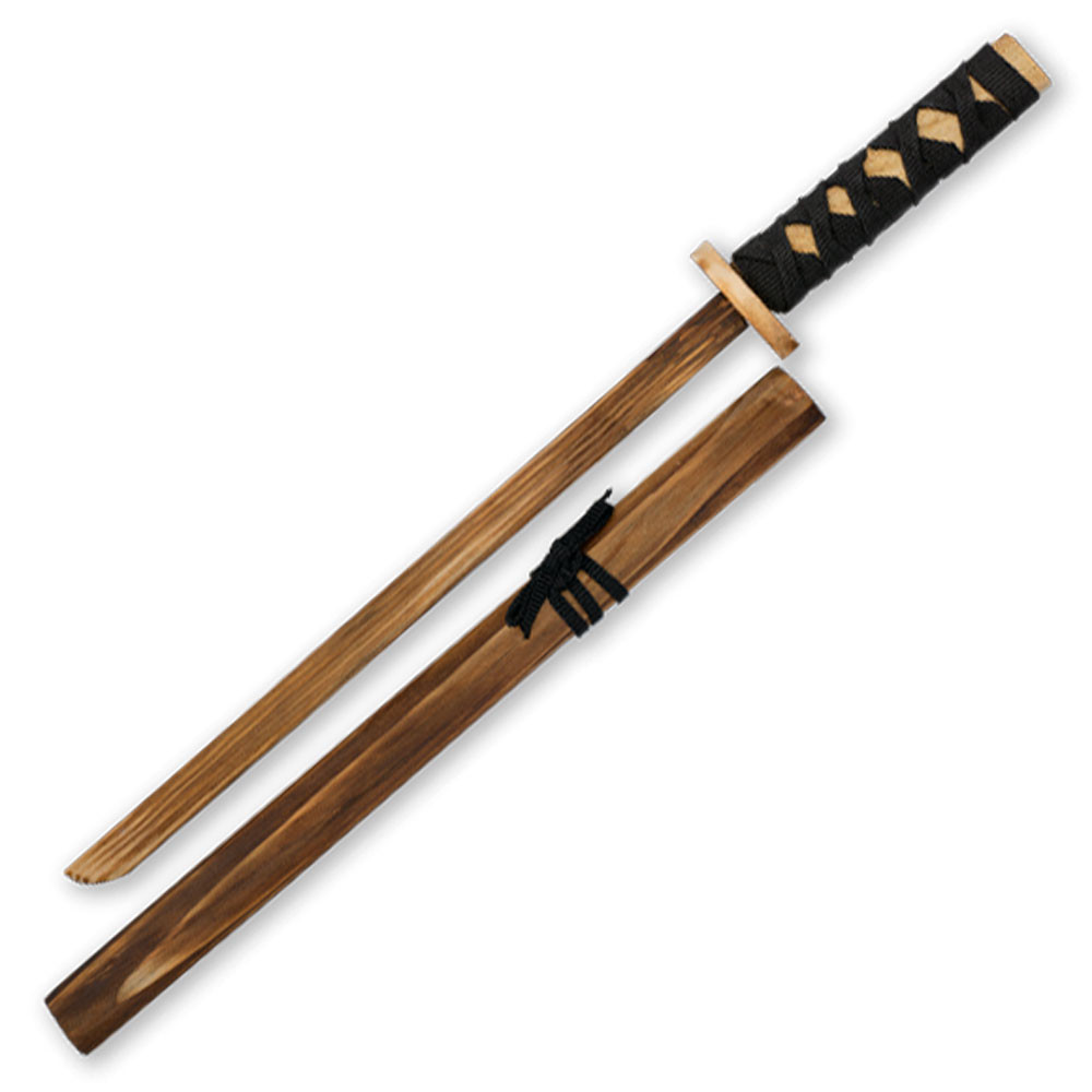 Wakizashi de madera marca Tole10, vaina madera