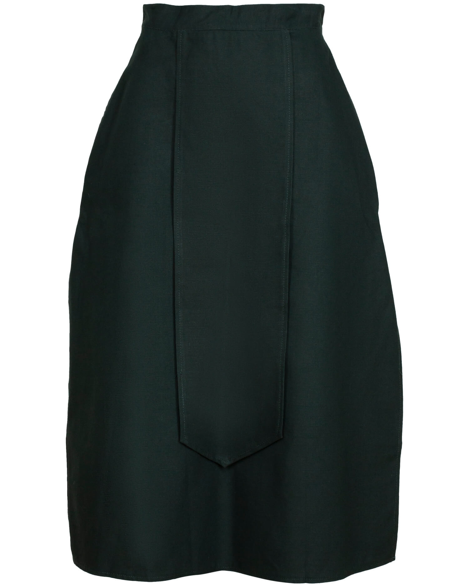 Falda medieval algodón modelo Antaris, color verde oscuro