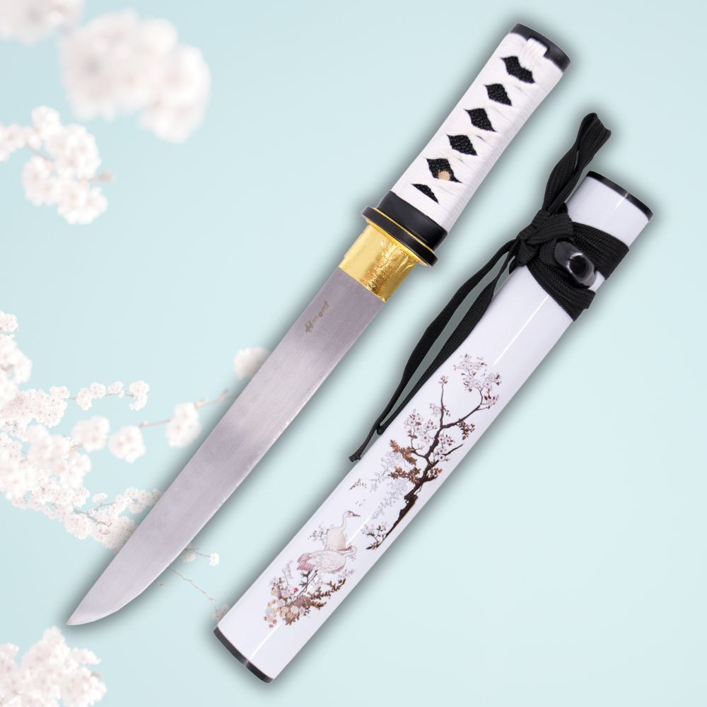 Tanto funcional Flor de Cerezo, hoja acero al carbono