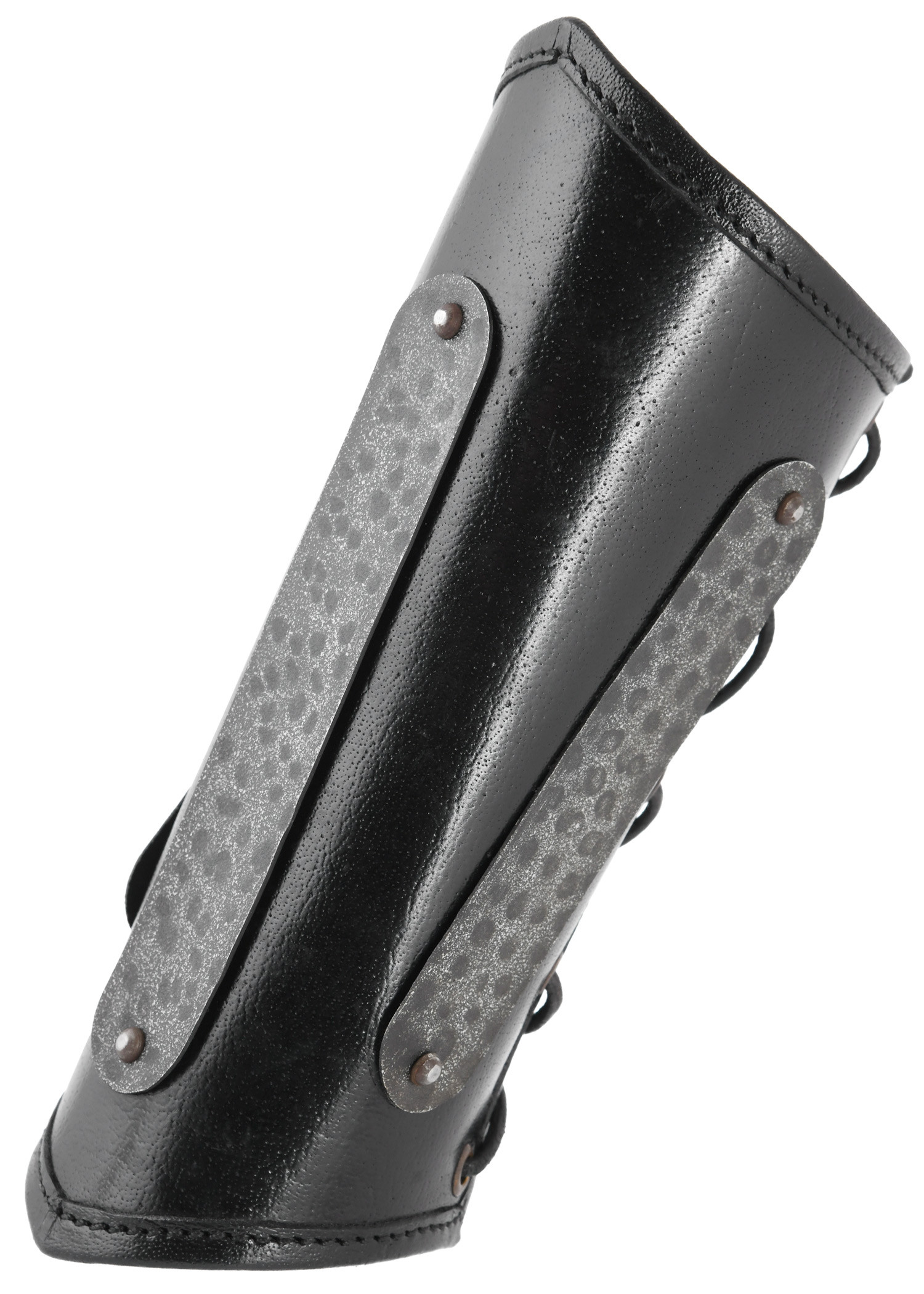 Brazalete medieval cuero modelo Balor, color negro