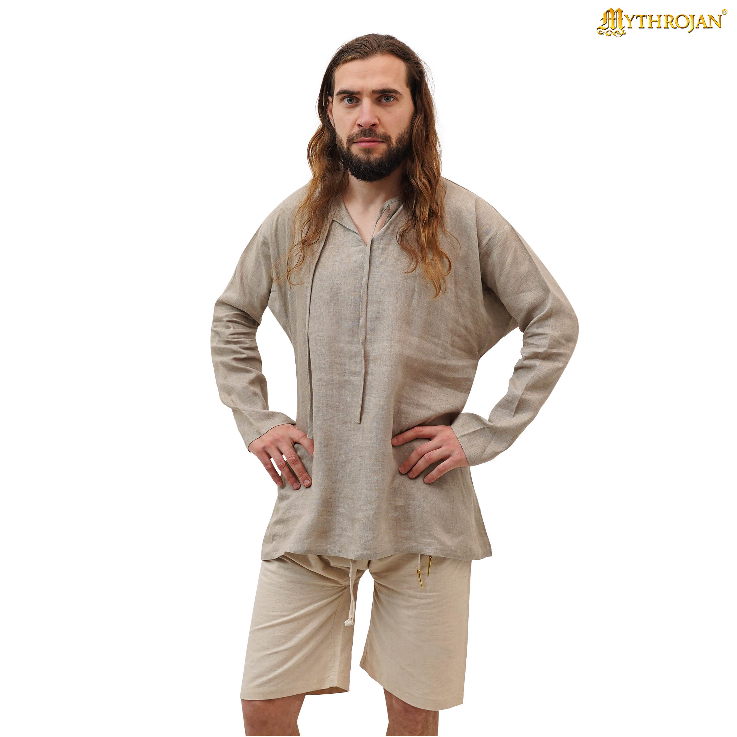 Camisa medieval hombre en lino