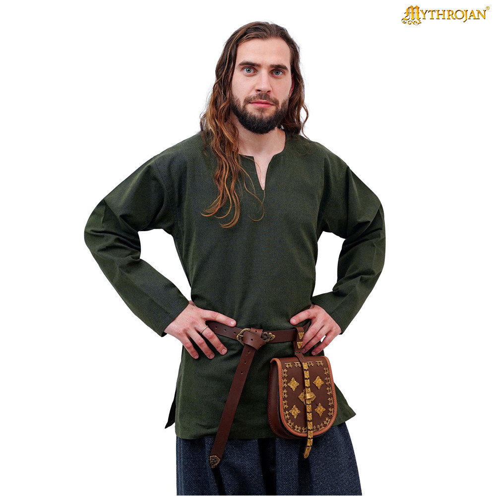 Túnica vikinga manga larga modelo Greenwood