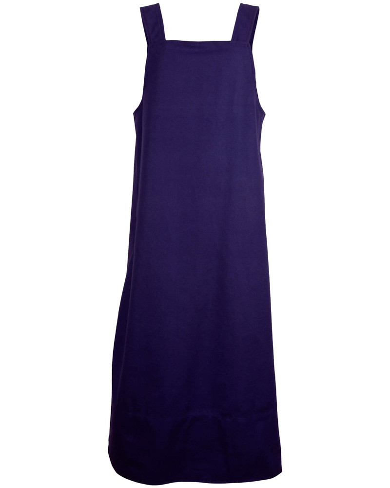 Vestido estilo delantal modelo Lientje, color morado