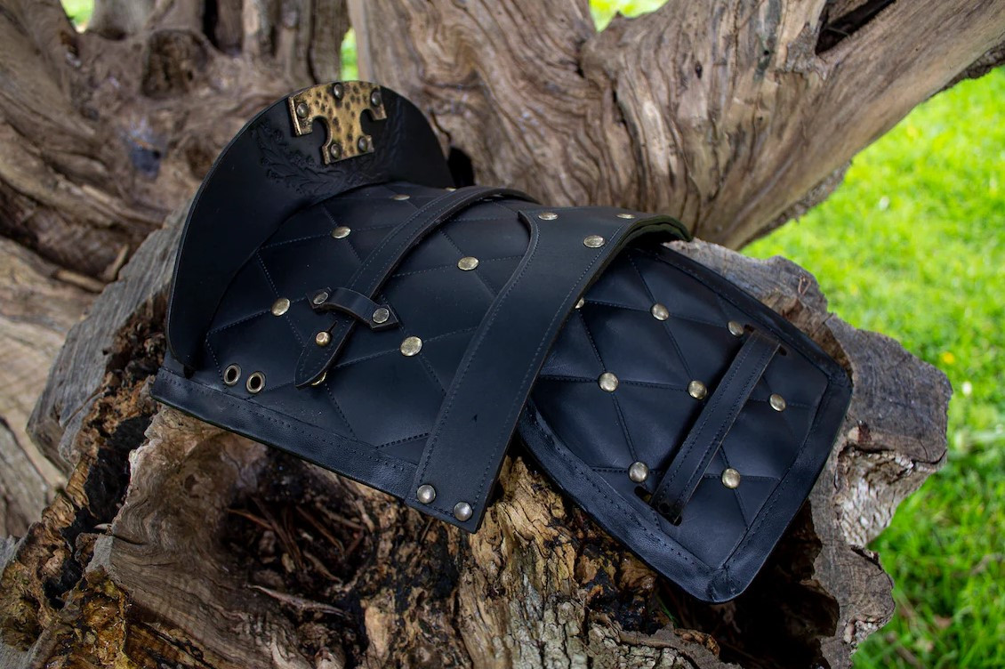 Hombrera guerrero Explorer negra (1 unidad)