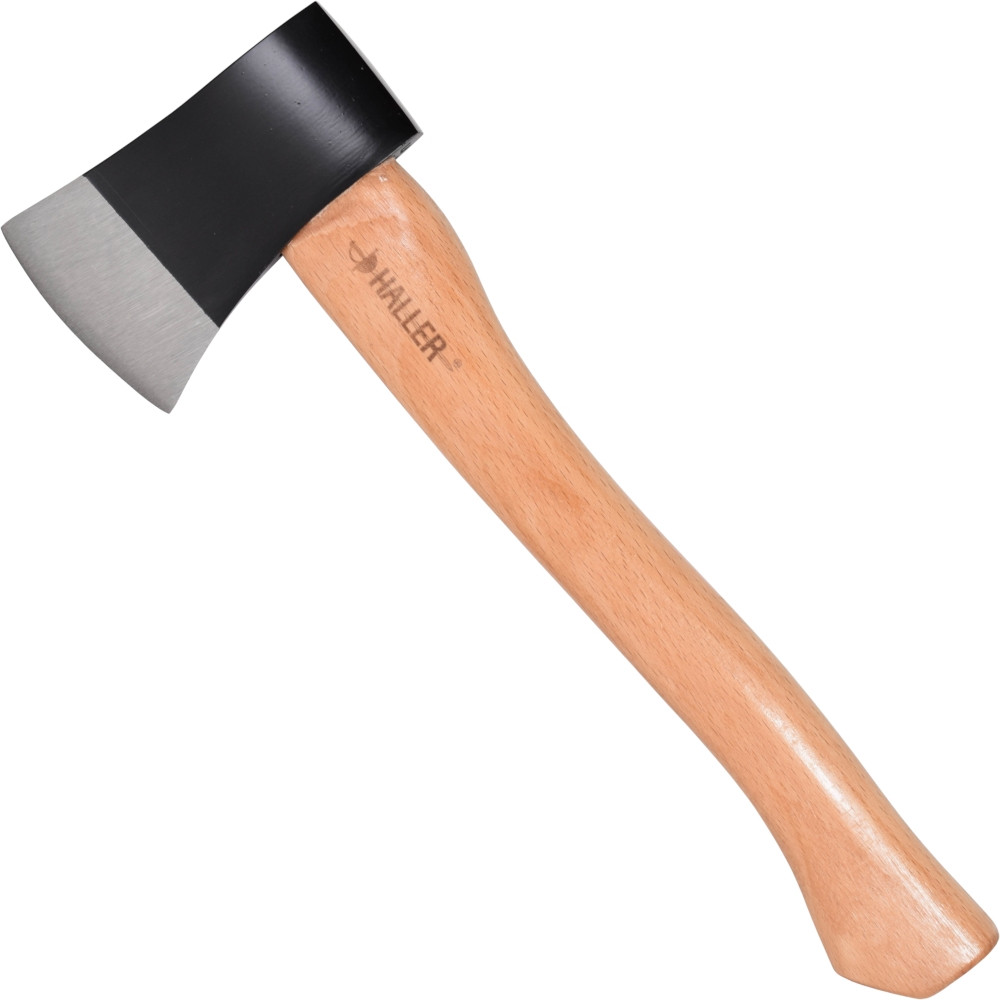 Hacha pesada con funda de cuero (36 cm)