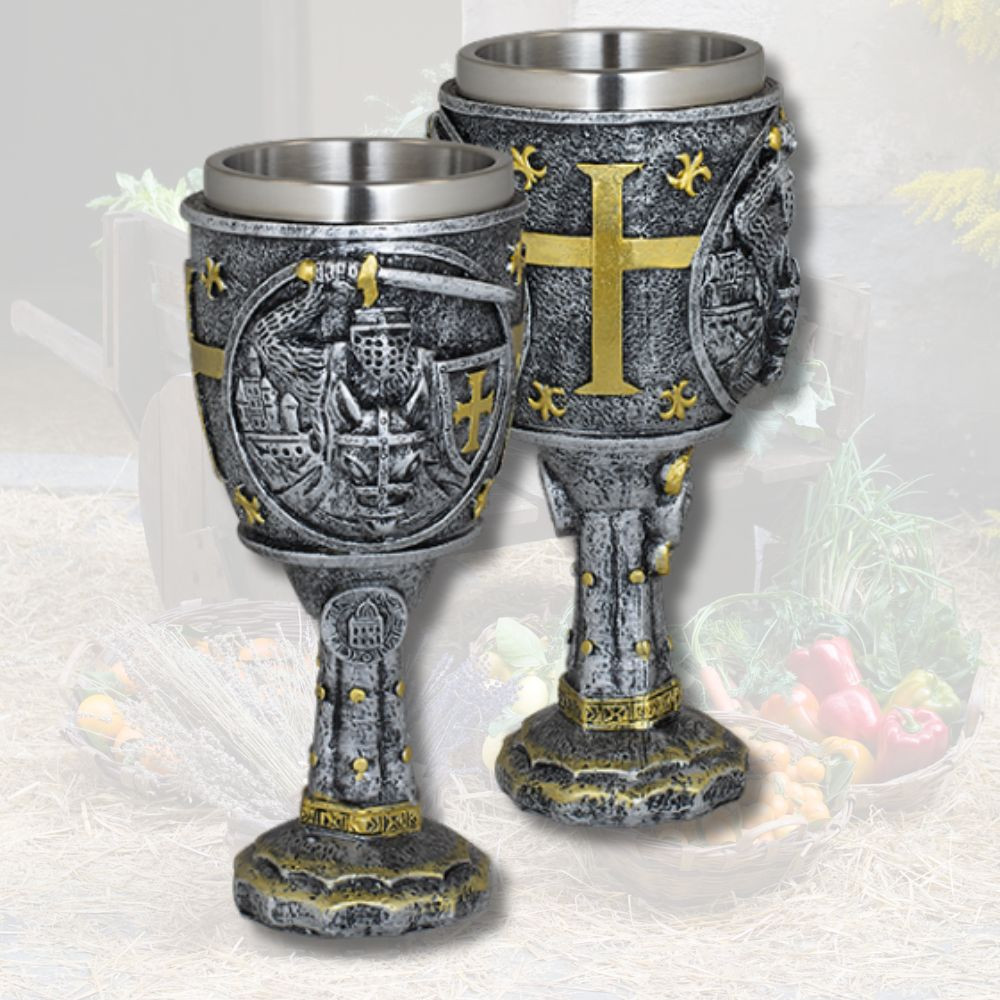 Copa de resina Guerrero Templario (18 cm.)