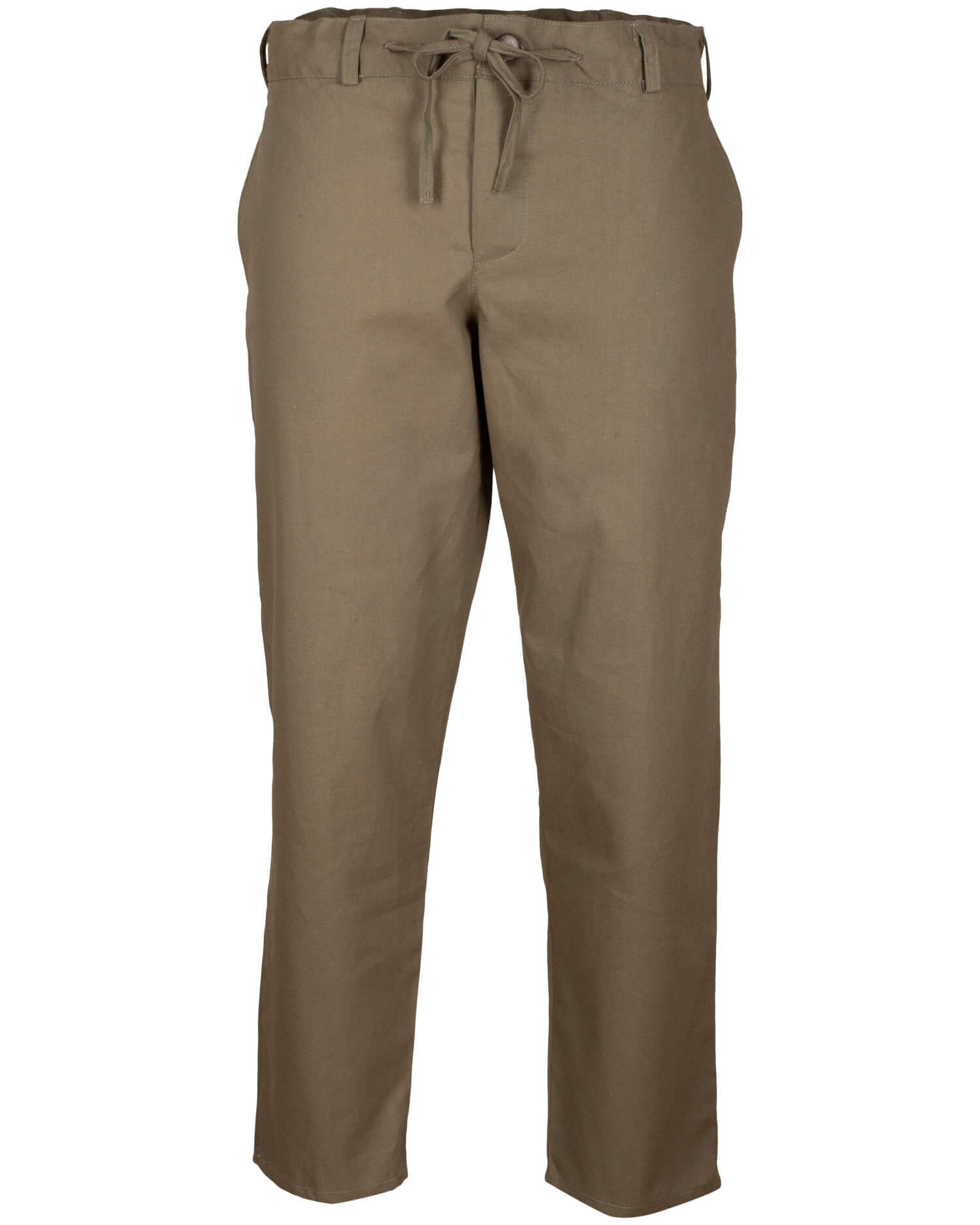 Pantalones medievales de tela modelo Rocco, color verde oliva