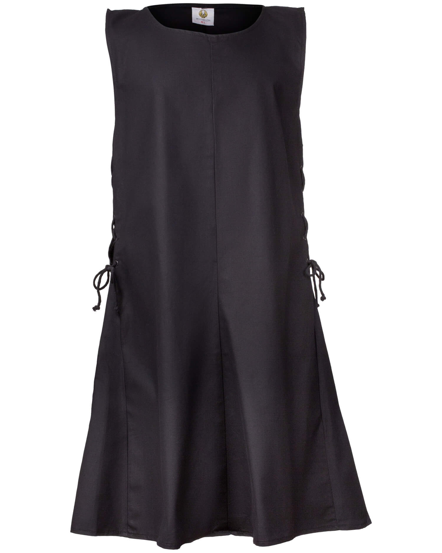 Tabardo medieval Wigand en lona negra