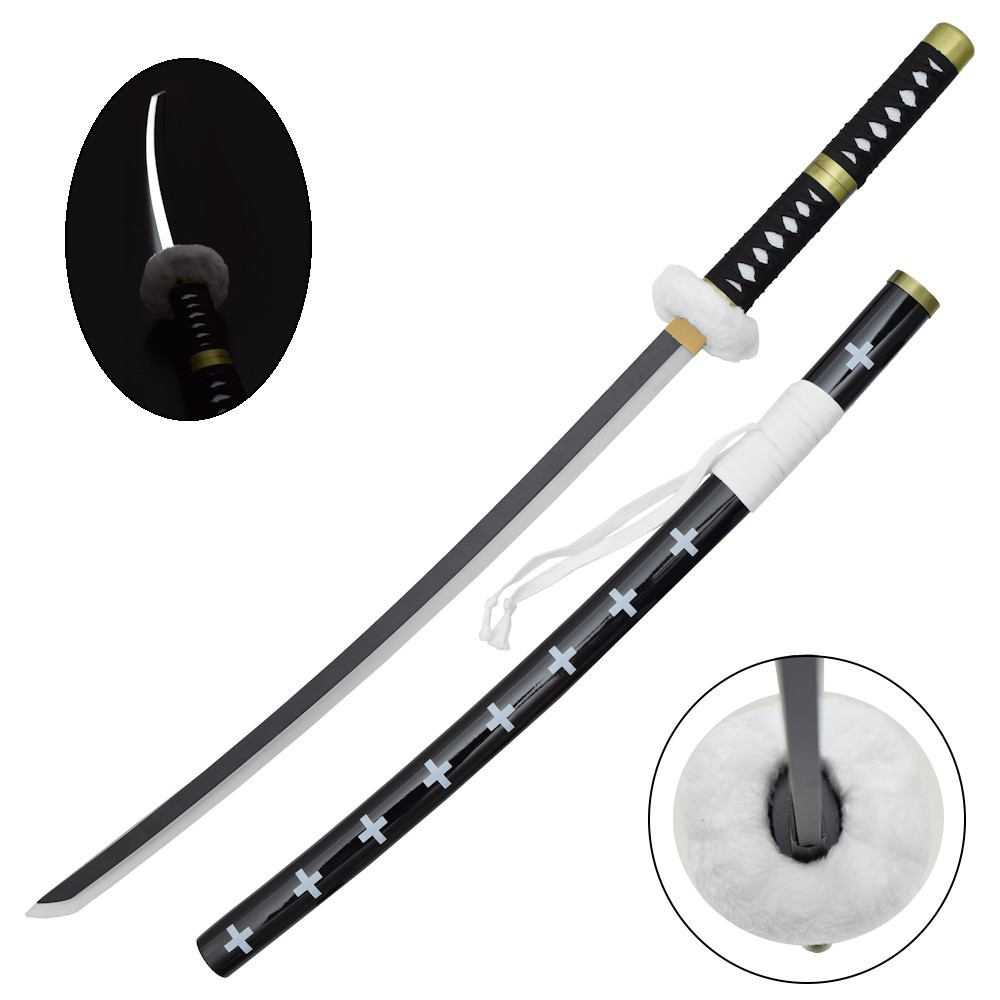 Katana Trafalgar Law de One Piece bambú con Led