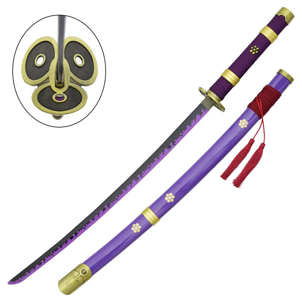 Katana Enma de Zoro en One Piece, púrpura
