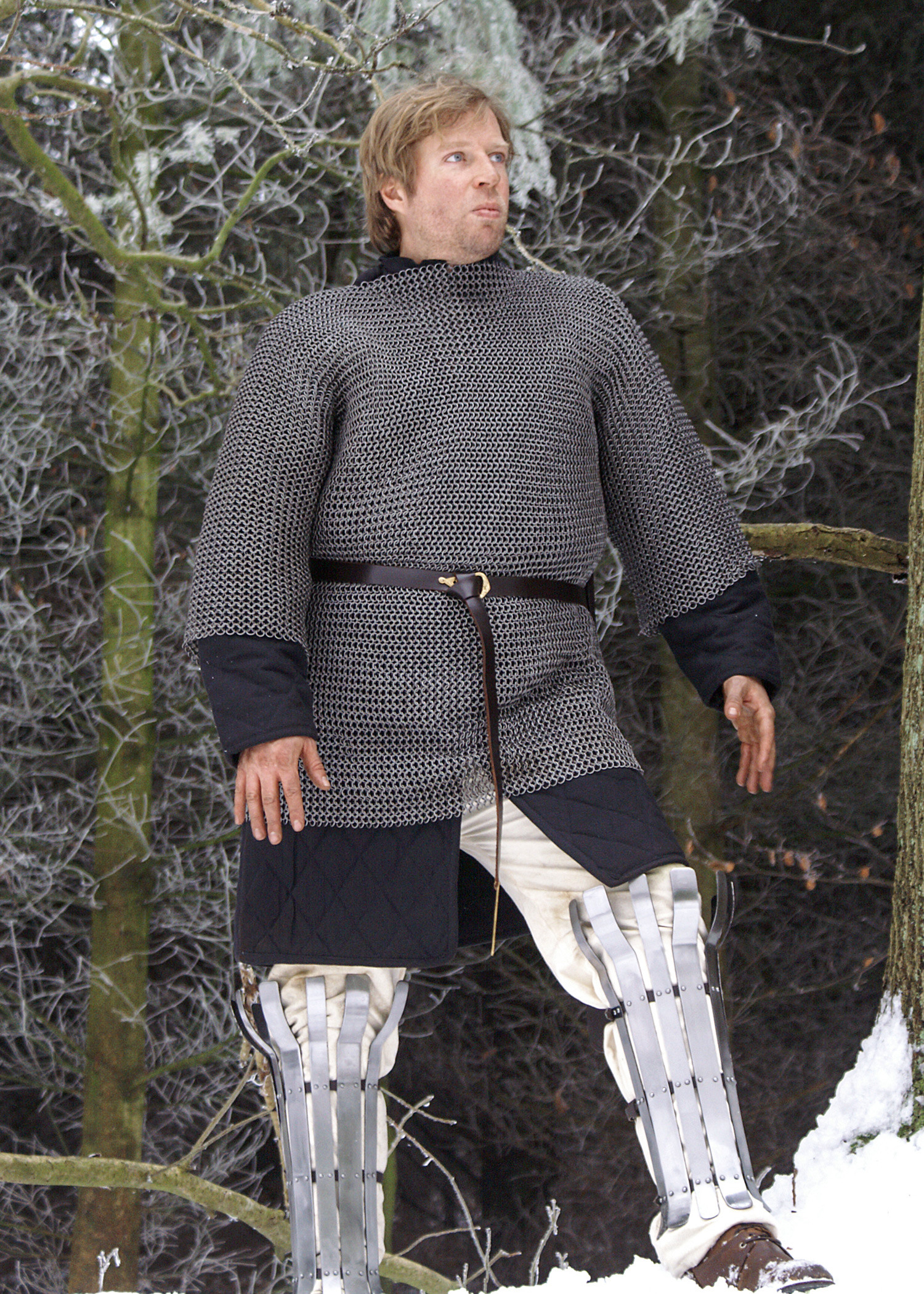 Cota de malla Haubergeon de aluminio