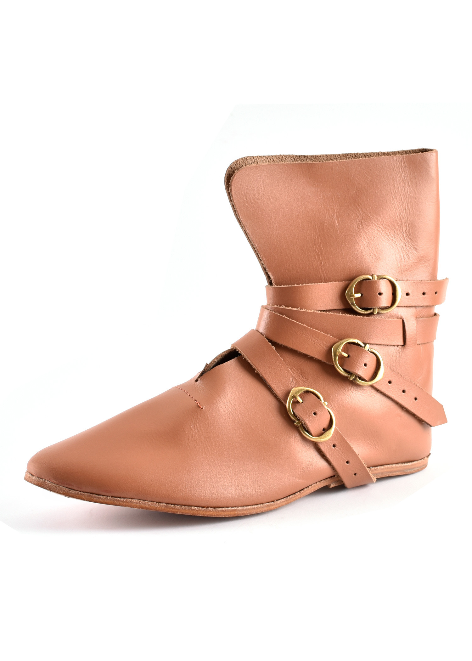 Zapatos edad media tardía, cierre de hebilla