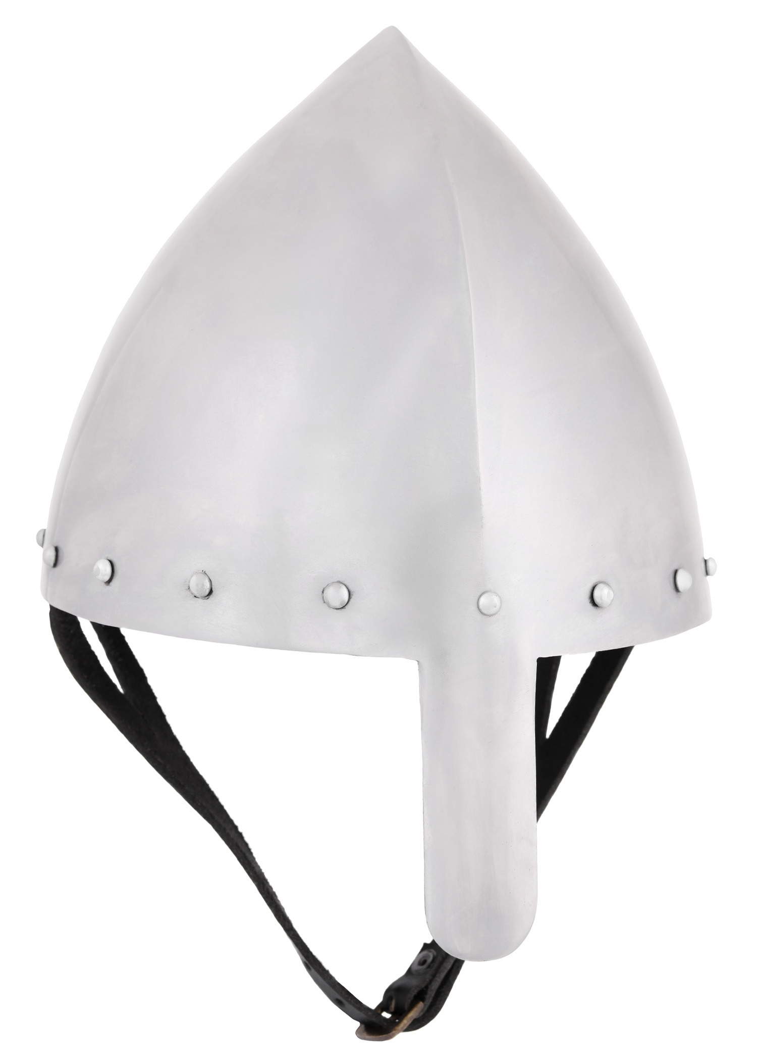 Casco cónico Olmutz nasal soldado, acero de 2 mm