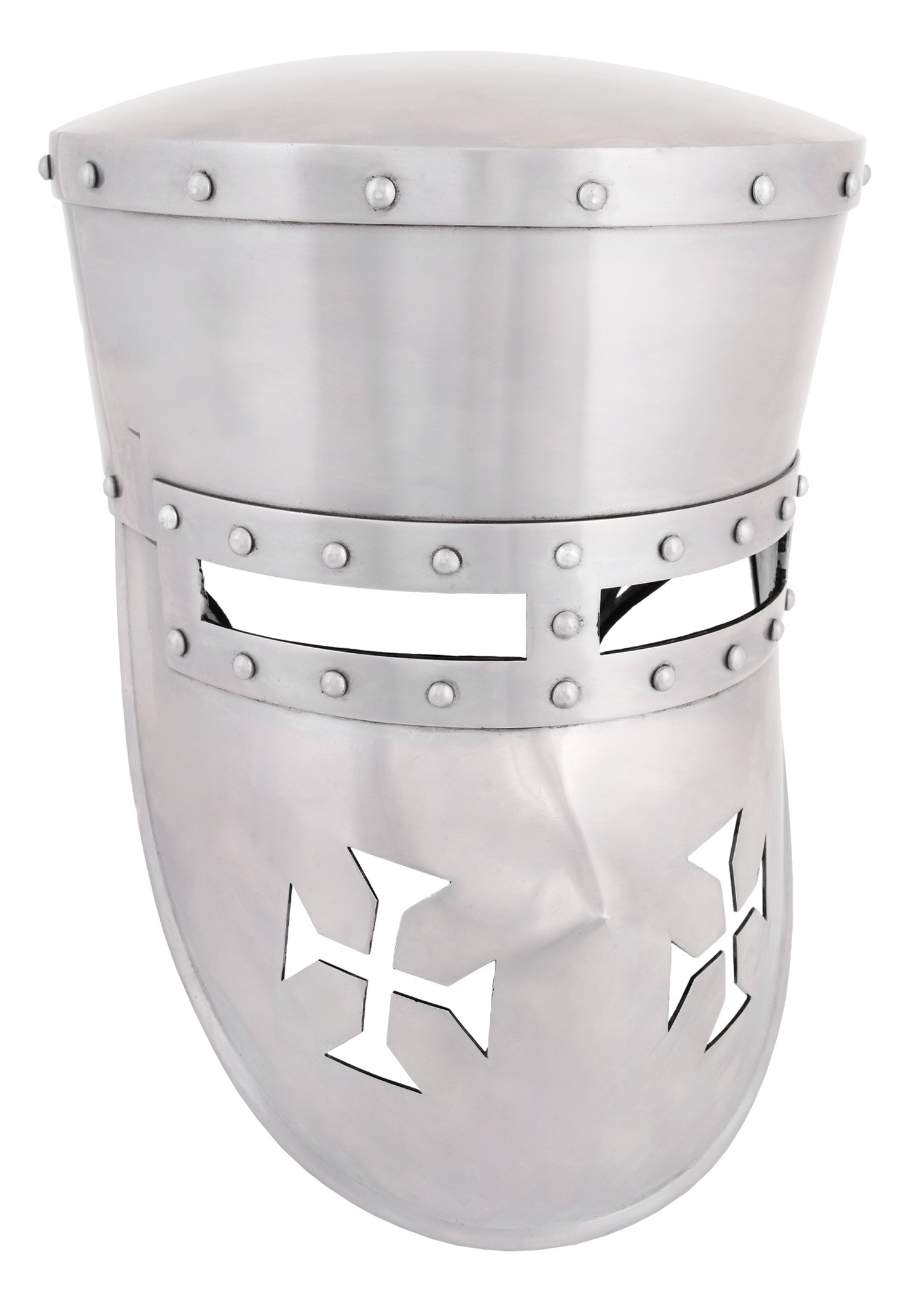 Casco Cruzados funcional, siglos XII-XIII