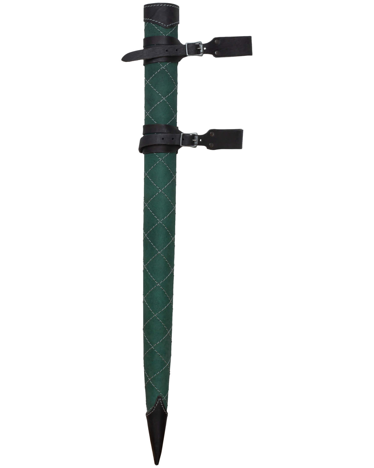 Vaina en cuero para espada modelo Dante, color verde