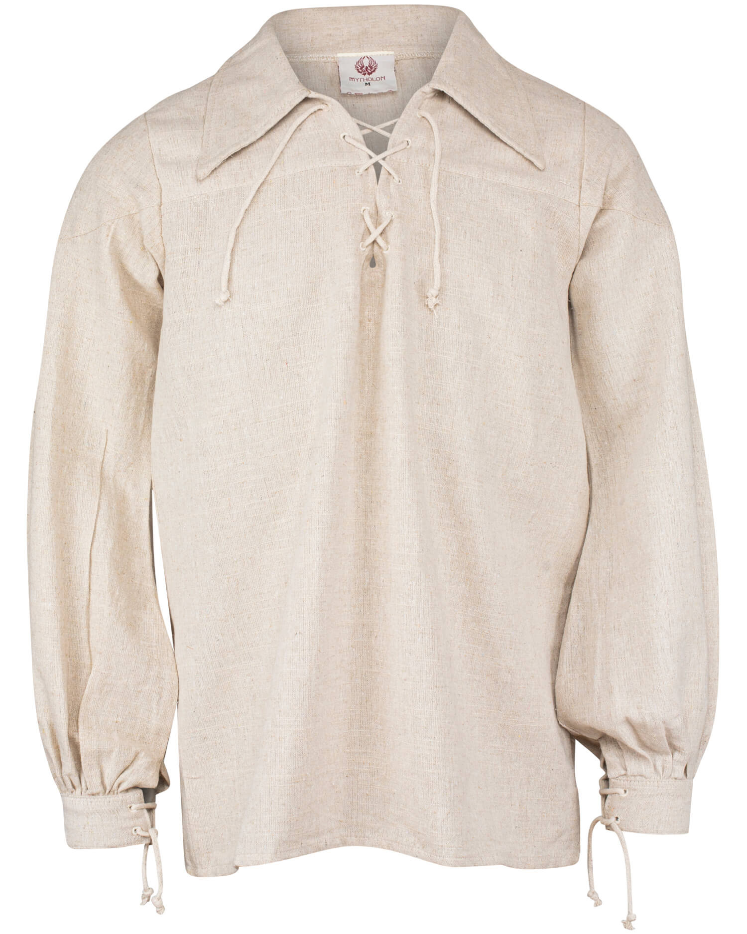 Camisa medieval en lino modelo Sawyer, color crema