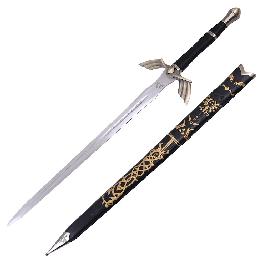 Espada decorativa no oficial Master Negra de Link - Zelda