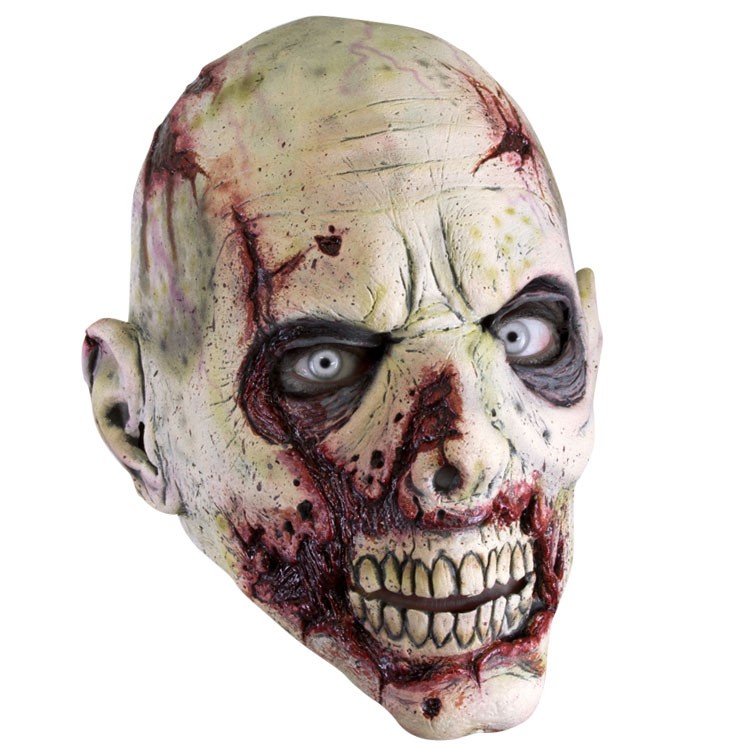 Máscara Zombie cara cortada