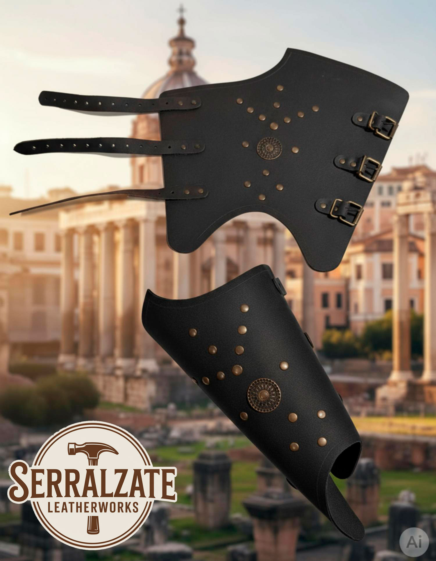 Grebas legionario romano, negras