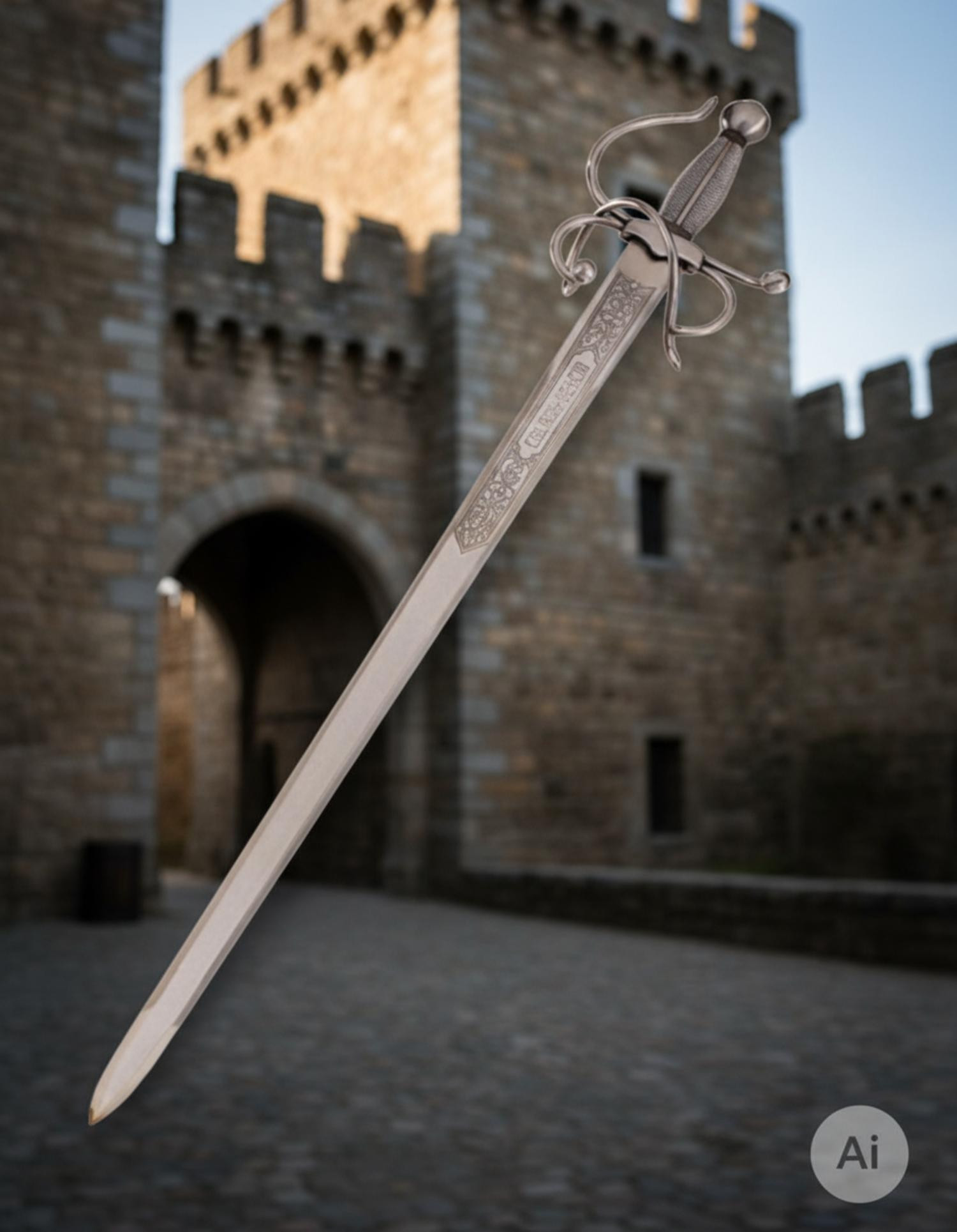 Espada Colada del Cid rústica (103 cms.)