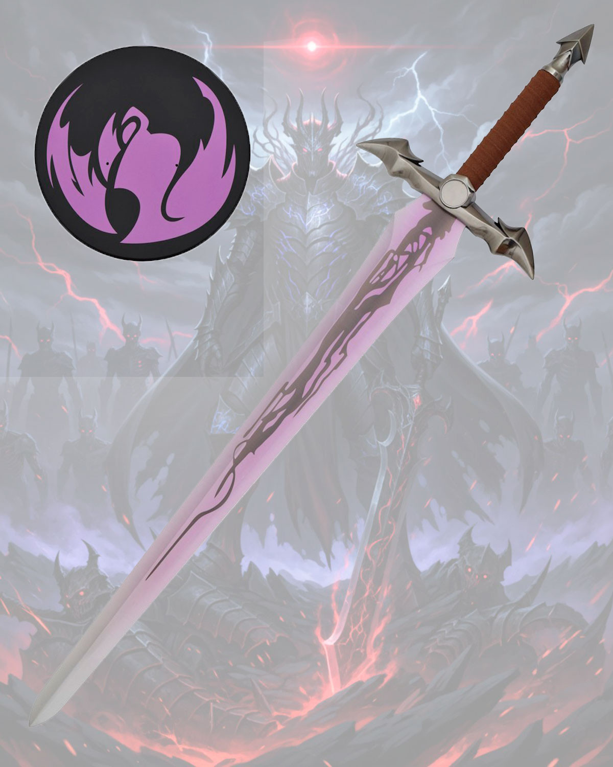 Espada Corazon Negro no oficial del Rey Demonio de Sung Jinwoo, Solo Leveling