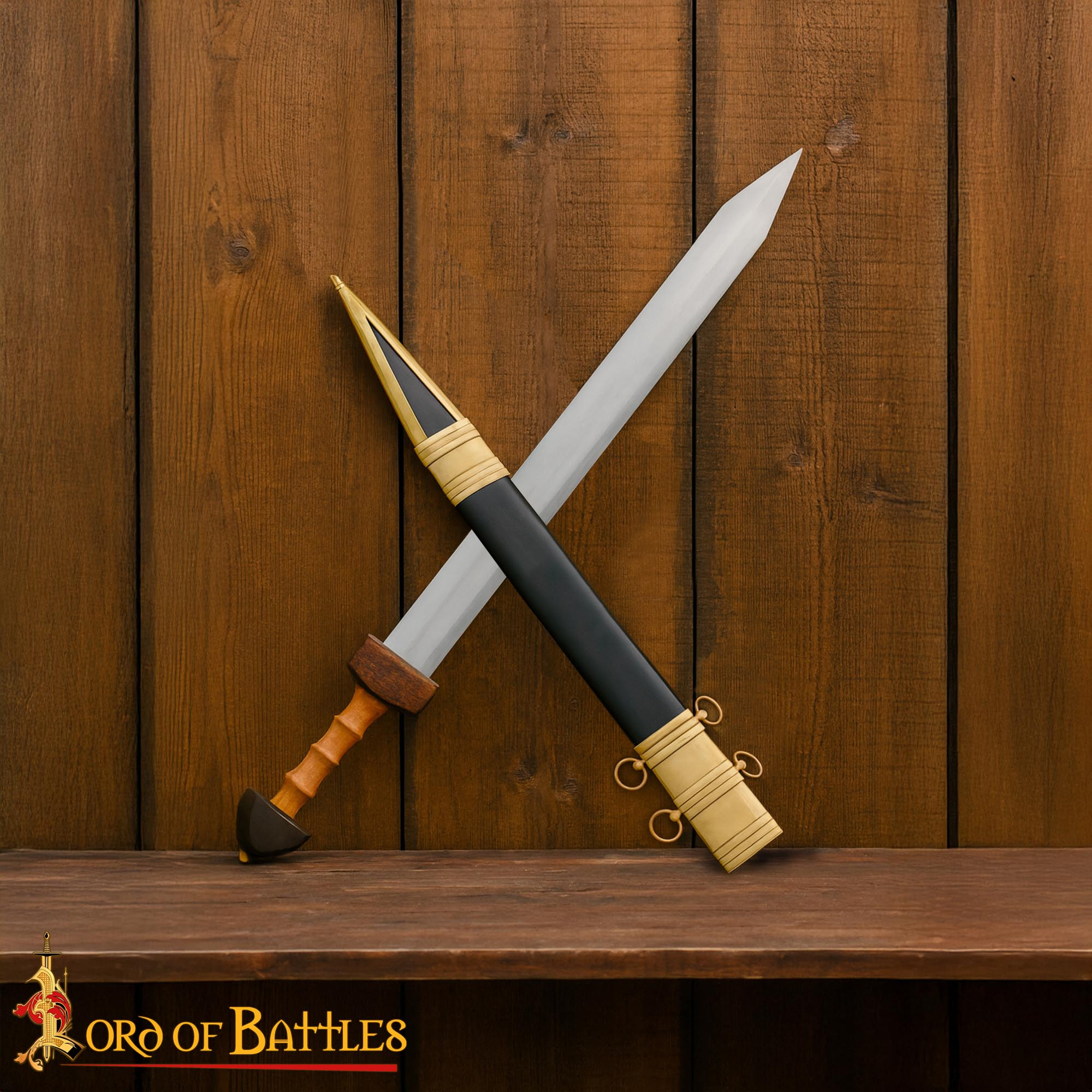 Gladius Romana de Legionario decorativa, con vaina