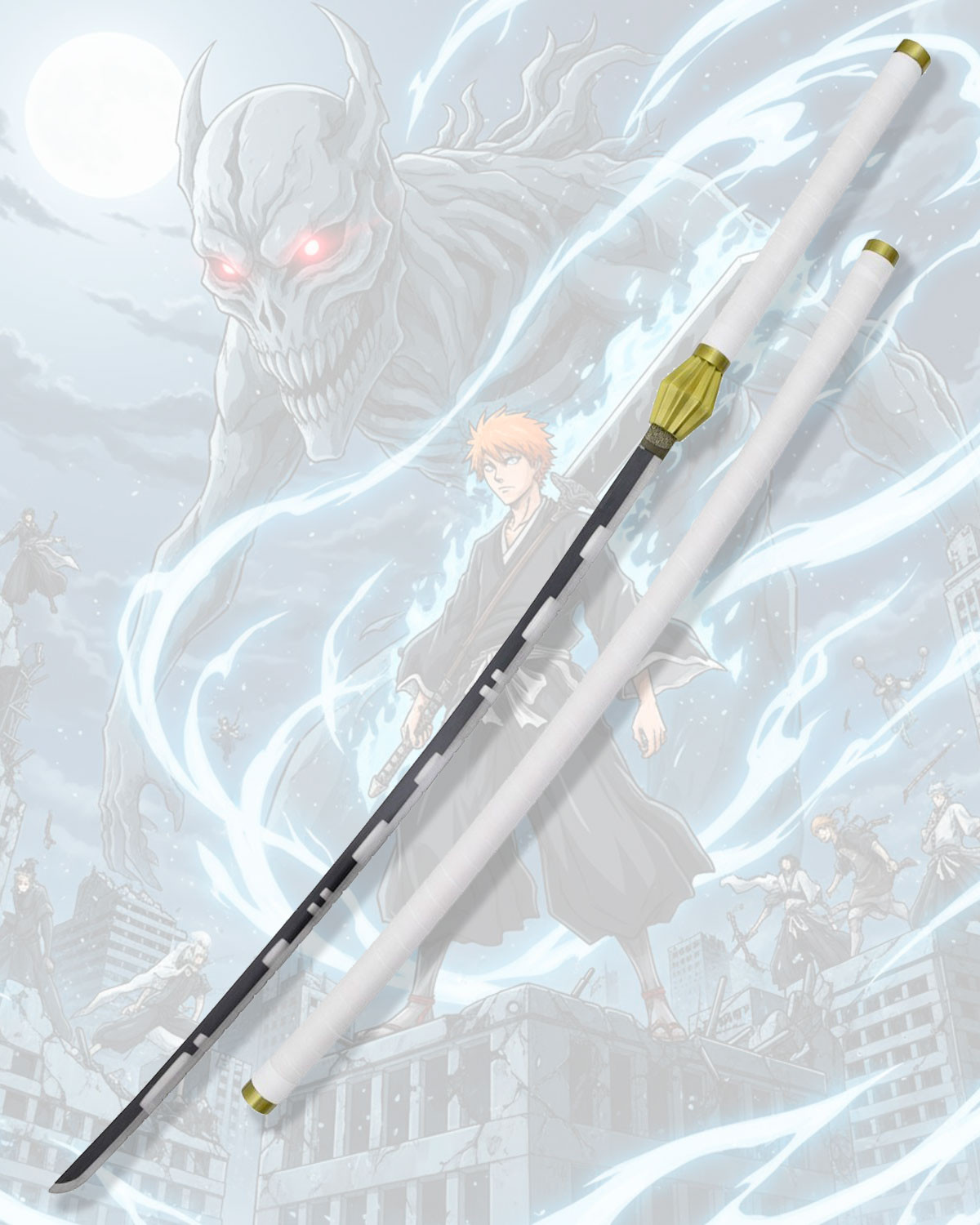 Katana ornamental inspirada en la de Kenpachi Zaraki, Bleach